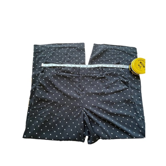 Torrid Black w White Pink Dots Dress Pants Wide Leg Belt Loops Side Pockets 18 - Picture 5 of 10